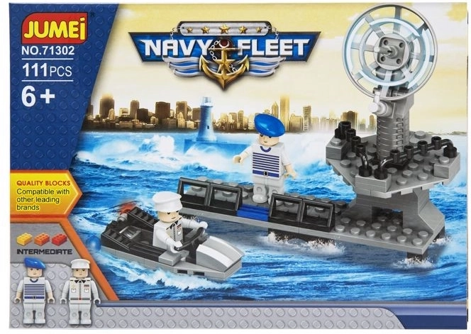 Jumei Navy Fleet ehituskomplekt – merevägi 111 osaga, 25 × 18 cm - 1 tk