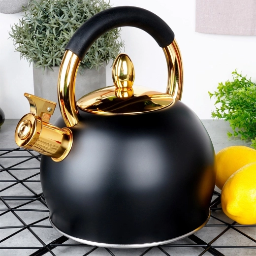 Elegant black and gold design