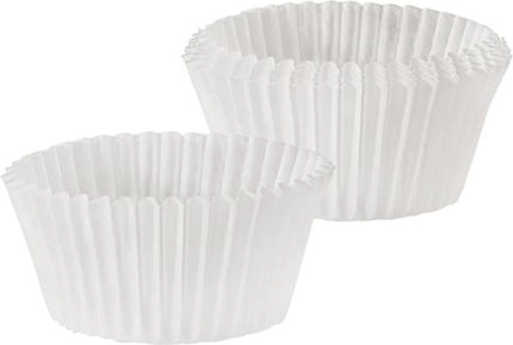 TORO Paper Muffin Cups, White, 60 pcs