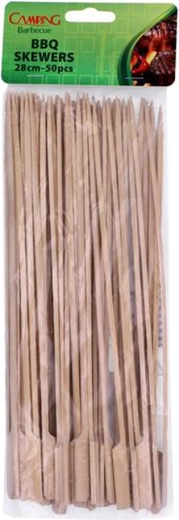 Bambusest špikeerimisvardad 28 cm, 50 tk