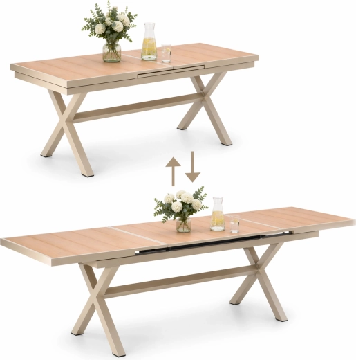 Extendable tabletop for more guests