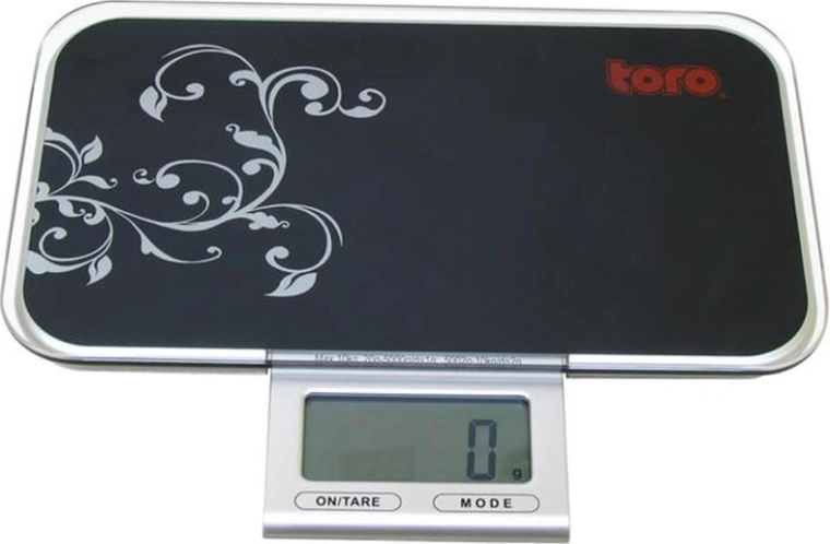 Digitaalne köögikaal TORO 10 kg, klaasist, must