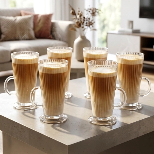 6-osaline komplekt mahuga 270 ml – ideaalne latte jaoks