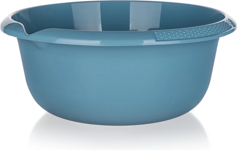 Round Bowl with Spout Nordic Blue 32 cm, 6 l
