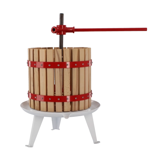 Spacious 12 L wooden basket