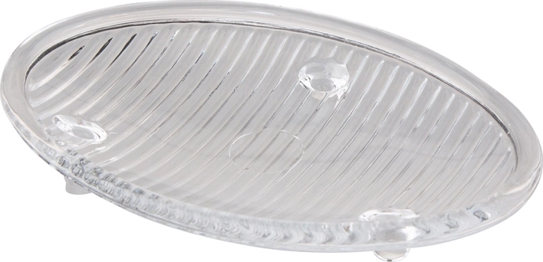 Drainage grooves for drier soap