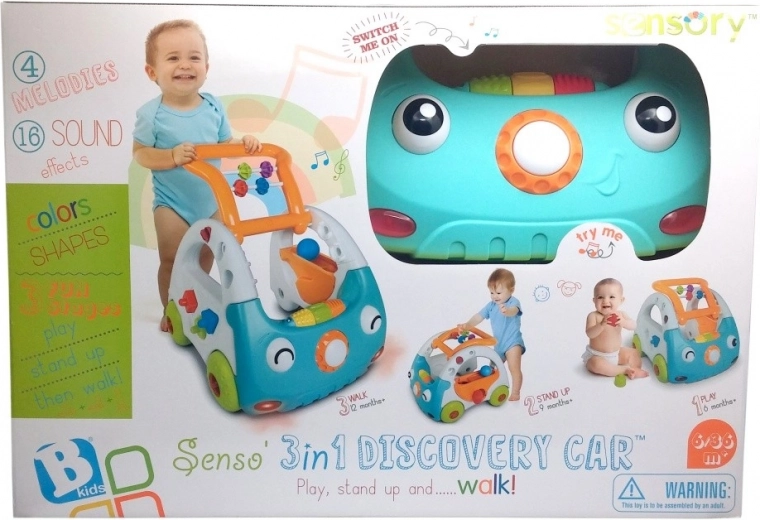 3 režiimi ühes: istumine, seismine ja esimesed sammud