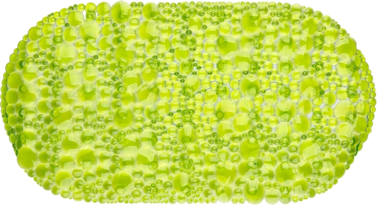 Non-slip bath mat Mermaid 64 × 34 cm – transparent green