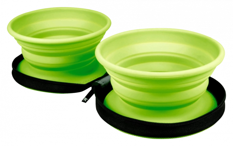 KIWI WALKER reisikomplekt: kahekordne kauss – roheline, 2 tk