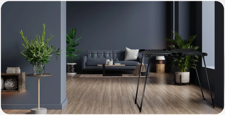 Smooth-Dry system for fewer creases