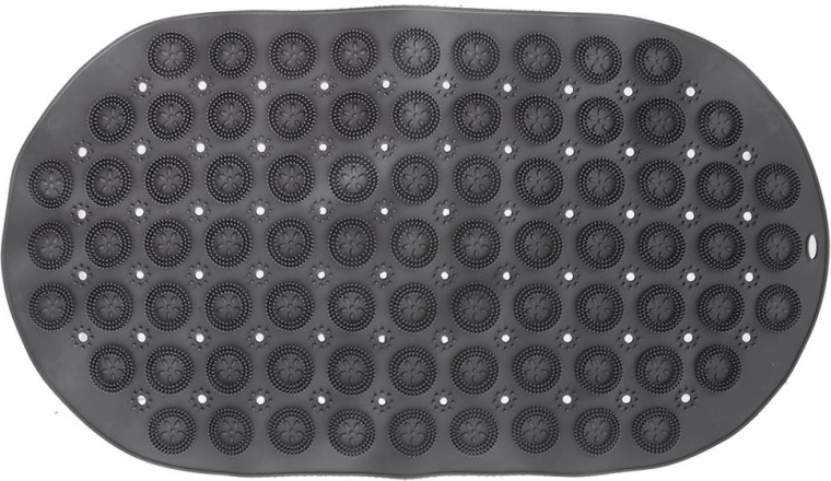 Libisemiskindel ovaalne vannimatt 68 × 37 cm – hall