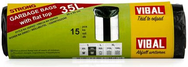 Prügikotid 35 l, 15 tk