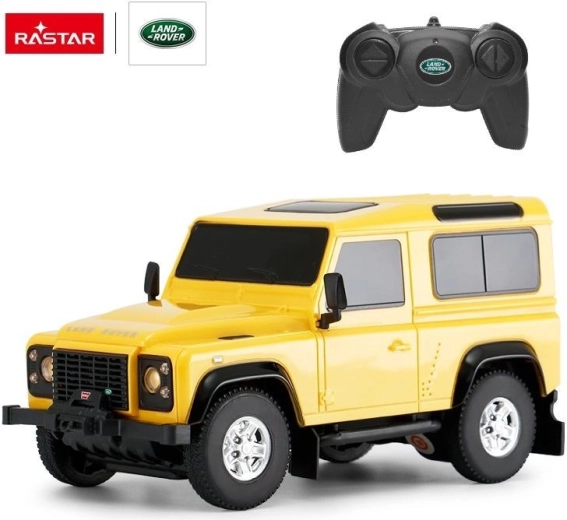 Kaugjuhitav Land Rover Defender R/C mõõtkavas 1:24 – Kollane
