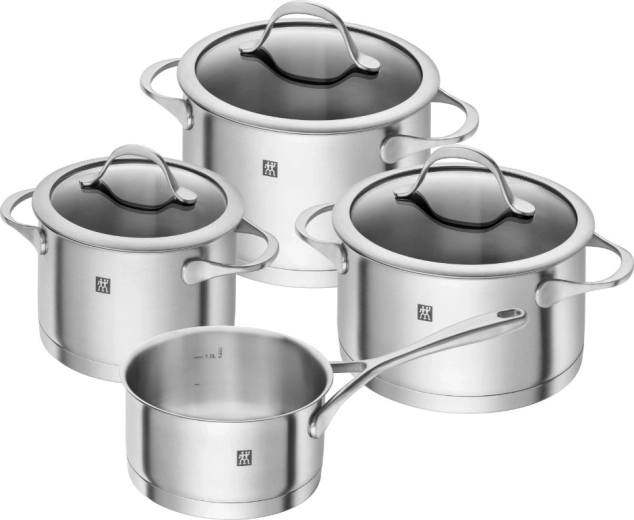 Zwilling Essence Stainless Steel Cookware Set, 4 Pieces