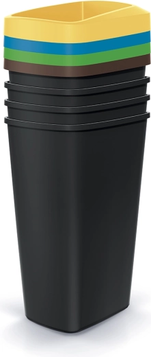 Prügikastide komplekt Compacta Drop Set – komplekt 4×45 l jäätmete sorteerimiseks