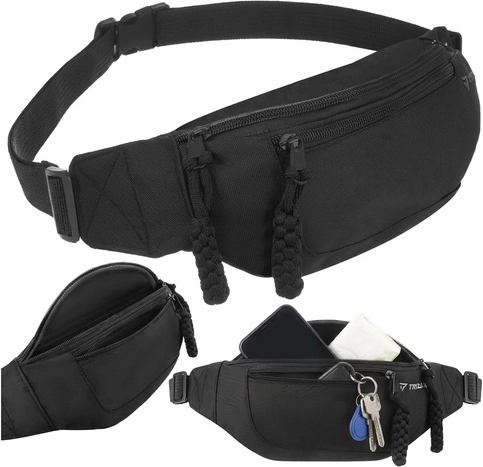 Two zippered pockets for clear storage of items