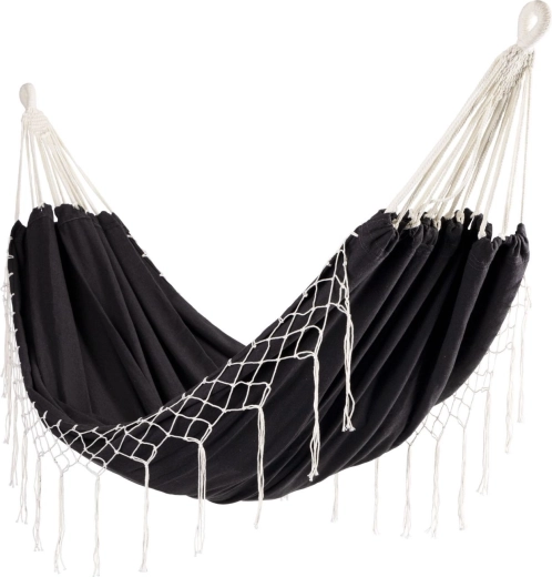Kahe inimese aiakiikvõrk boho, grafiithall 200 × 150 cm – 1 tk