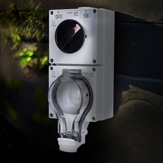 Integrated rotary switch for convenient control