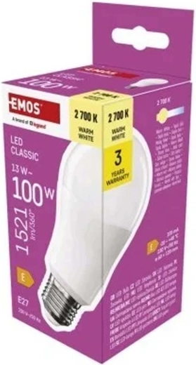 LED-pirn Classic A60 E27 13 W 1521 lm soe valge