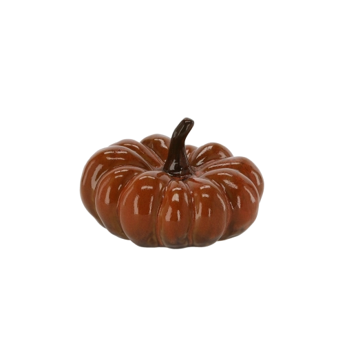 Garden decorative ruby pumpkin figurine