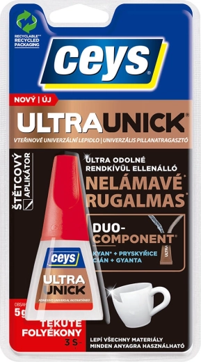 Sekundliim pintsliga 5 g ULTRAUNICK
