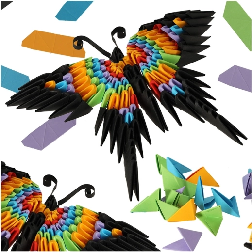 Alexanderi loovkomplekt Origami 3D – liblikas