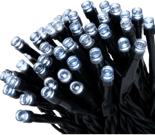 Retlux Christmas LED light chain with 300 LEDs and cool white light