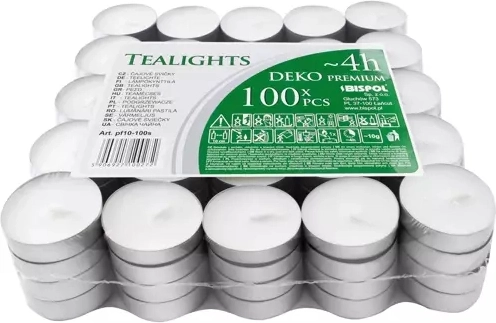 Teeküünlad 4 h – pakendis 100 tk
