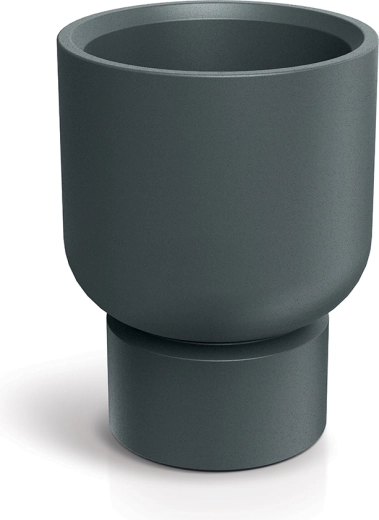 Lillepott Molta Base Round Midl 40 cm grafiit