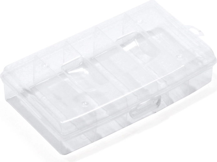 Plastist organiseerija NUN 198 × 117 × 45 mm 5 sektsiooniga