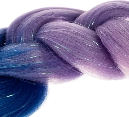 Ombre colours with a glitter effect