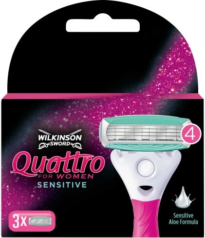 Wilkinson Quattro Sensitive vahetuspead 3 tk