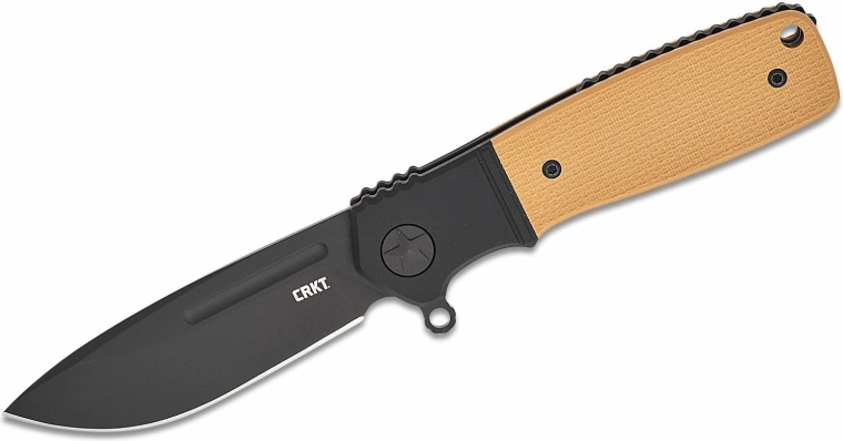 CRKT Homefront Compact taskunuga 7,3 cm, must/oranž, alumiinium ja G10