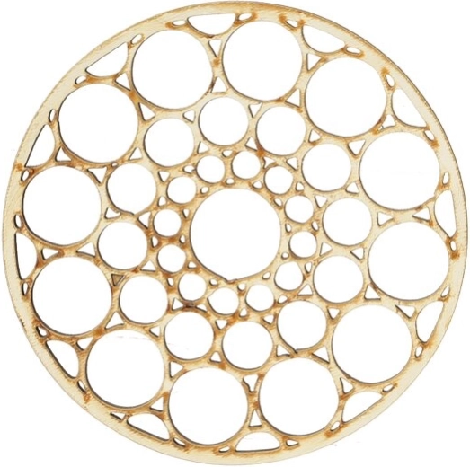 Puidust alus mandala motiiviga 10 cm