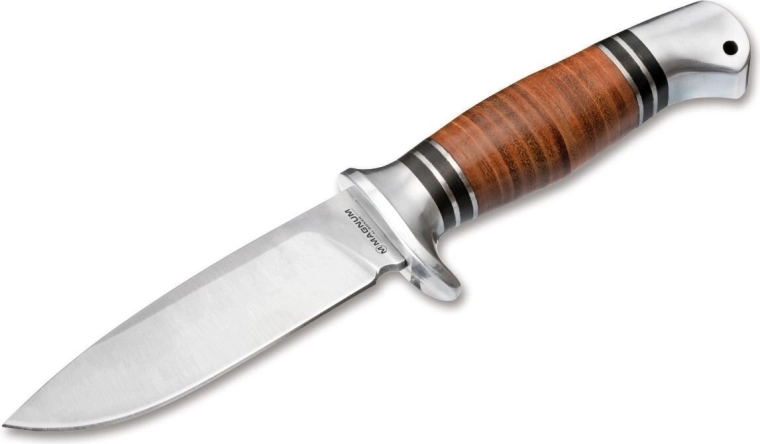 Jahinuga Magnum Leatherneck Hunter 11,2 cm, satiin, nahast käepide, nailonist tupp