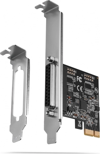 PCIe kontroller 1 paralleelpordiga LPT (DB25), madal- ja standardprofiiliga