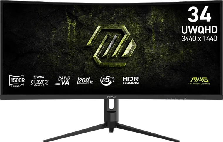 MSI MAG 342CQRF E20 kumer mängumonitor 34" UWQHD 200 Hz