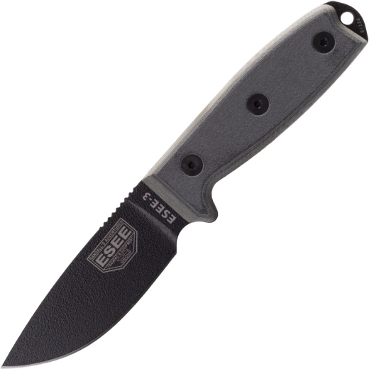 ESEE mudel 3 – mitmekülgne välinoaga kydex-tupes, Coyote
