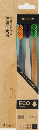 SOFTdent Soft Dent ECO hambahari medium 3 tk