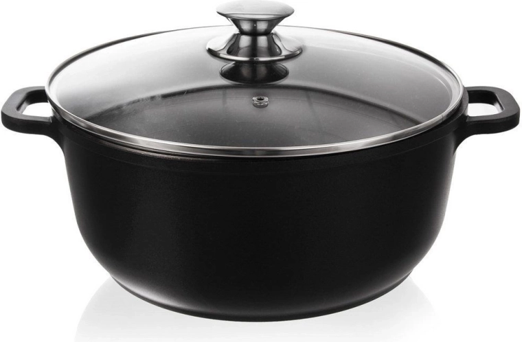 Graniitkattega pott klaaskaanega GRANDE 28 cm, 7 l