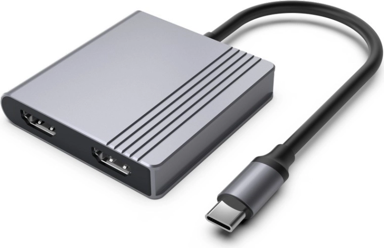 USB‑C adapter 3‑in‑1 with HDMI, USB and Power Delivery, space gray