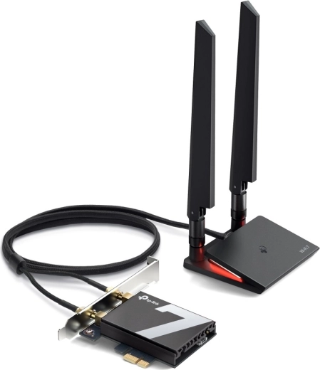TP-Link Archer TBE550E kolme sagedusalaga Wi‑Fi 7 ja Bluetooth 5.4 PCIe-adapter