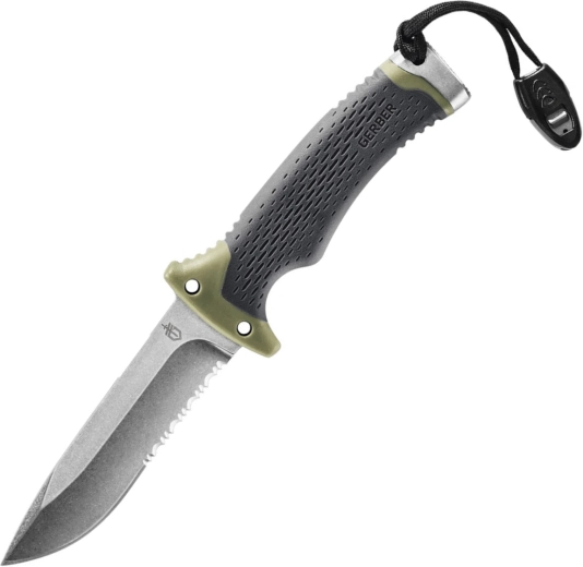 Gerber Ultimate Survival välitingimuste ellujäämisnuga 8,3 cm rohelis-must