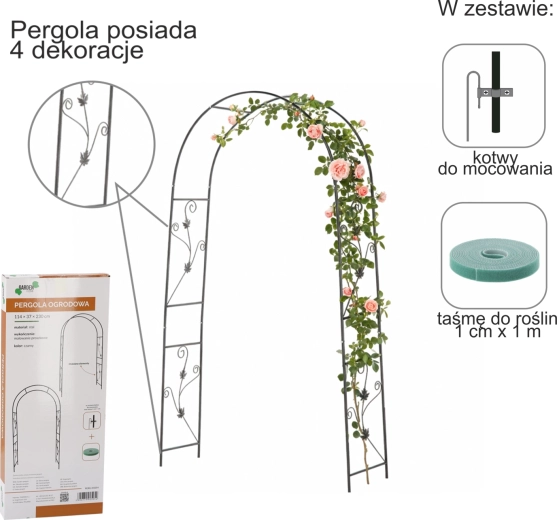 Aiapergoa ankrutega 114 × 37 × 230 cm