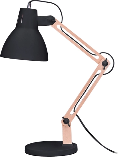 Solight Faluni E27 lauavalgusti – Must