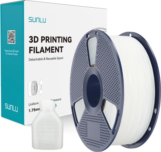 Sunlu PP filament 1,75 mm – naturaalvalge, 0,8 kg