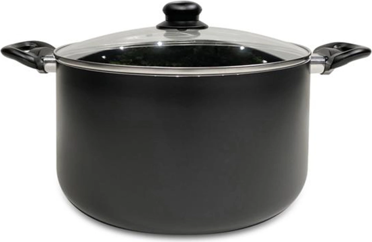 KITCHISIMO Nero Pot with Lid 28 cm, 8.5 l