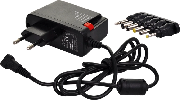 Solight universaalne 1000 mA stabiliseeritud vahelduvvooluadapter vahetatavate pistikutega