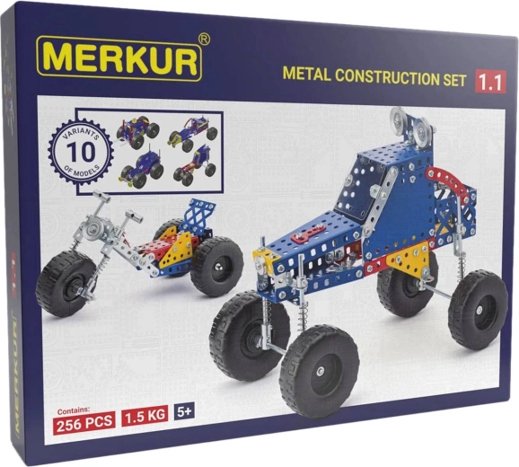 Merkuri metallist ehituskomplekt Extreme Buggy, 256 detaili
