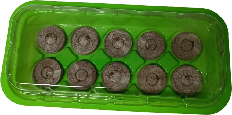 Etkasvatuskomplekt 10 kookostableti ja kaanega
